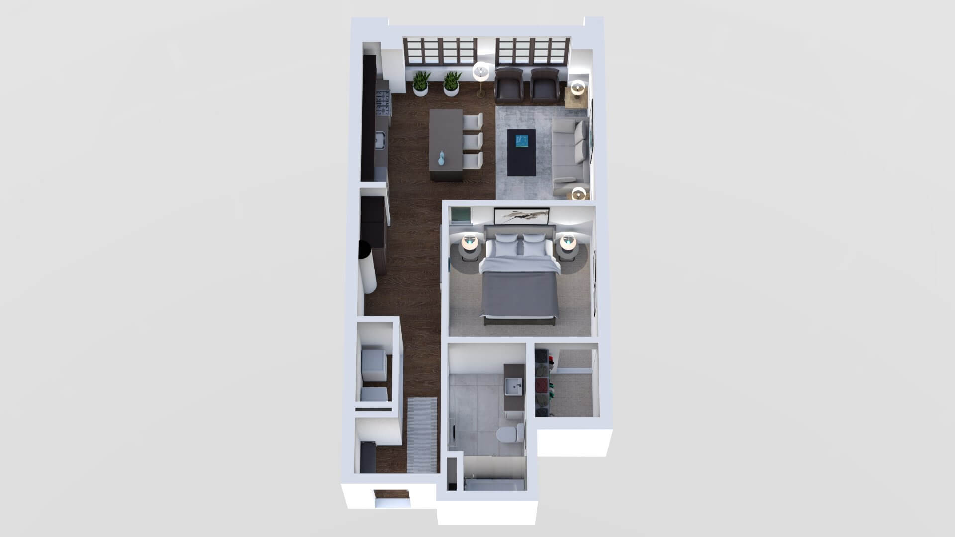 3D Floor Plan No. 03A