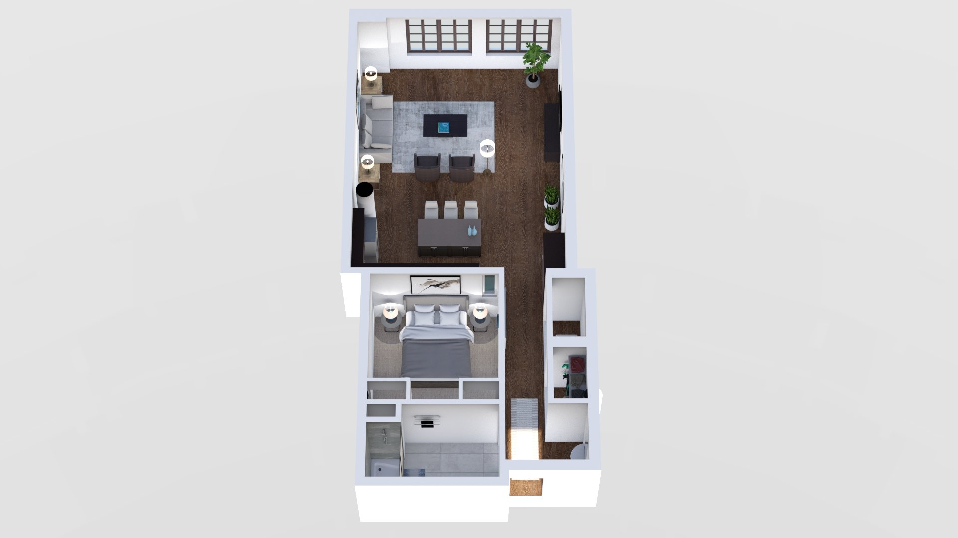 3D Floor Plan No. 10A