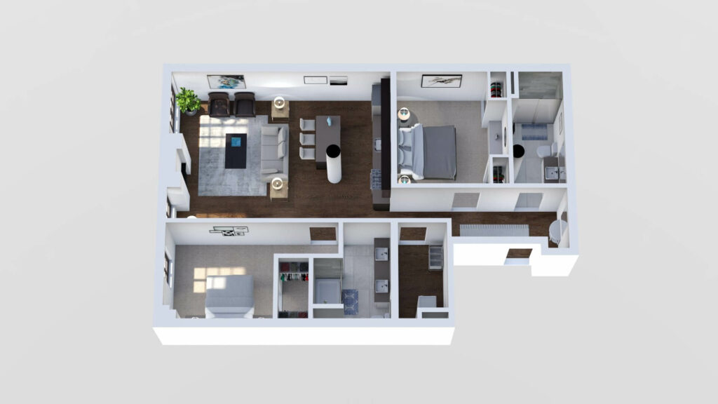 3D Floor Plan No. 14