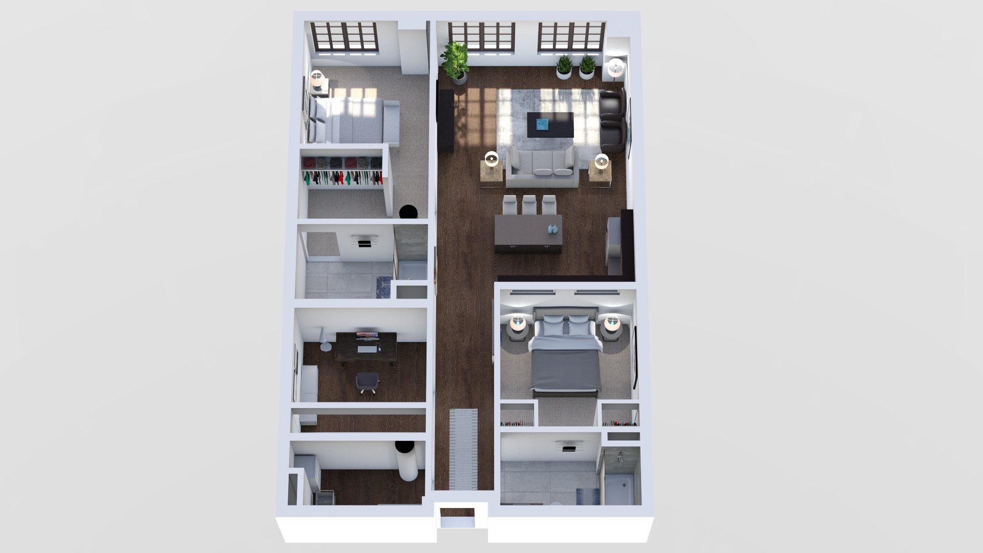 3D Floor Plan No. 16